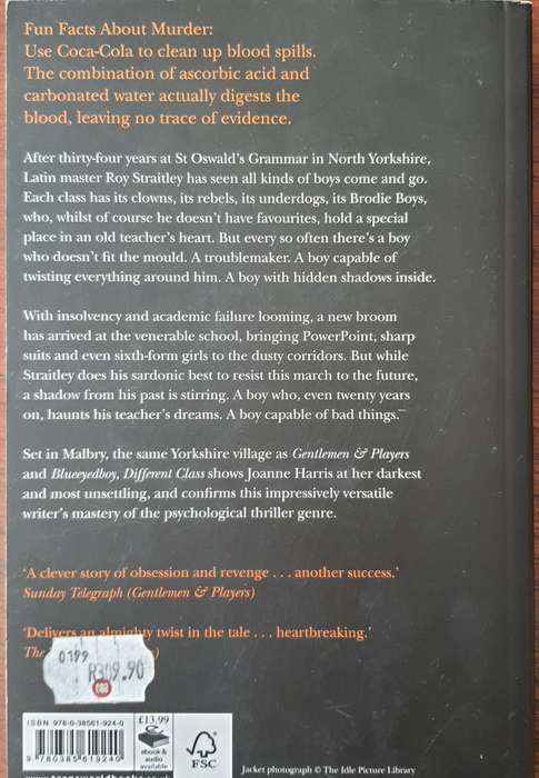 Joanne Harris: Different Class